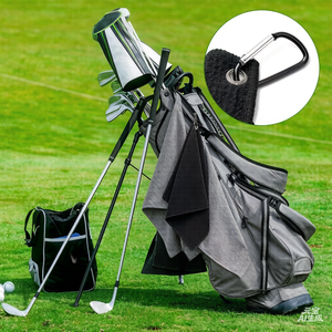 Serviette de <span class=keywords><strong>golf</strong></span> en coton gaufré personnalisée, séchage rapide, respirante, motif tropical, magnétique, pour voiturettes de <span class=keywords><strong>golf</strong></span> – Meilleur prix - Product Image 6