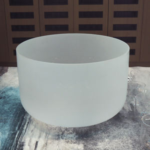 ZHQH ciotola di canto di cristallo di quarzo di grandi dimensioni 36 pollici Chakra bianco cristallo smerigliato canto ciotola strumenti di guarigione del suono - Product Image 3