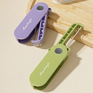 Couteau à éplucher pliable portable pour l'extérieur, mini-éplucheur de fruits, gadget ménager imprimé avec logo personnalisé - Product Image 4