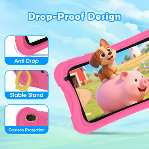 Hcncp Chất lượng cao 7 inch trẻ em Máy tính bảng 4 + 32GB a133p Dual Camera Wifi <span class=keywords><strong>Android</strong></span> <span class=keywords><strong>PC</strong></span> với Allwinner Bộ vi xử lý giá thấp - Product Image 4