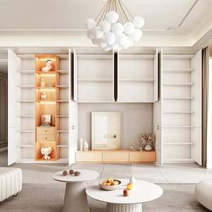 Armario portátil con Vestidor para dormitorio personalizado de madera moderno, armario moderno para habitación, soporte de TV - Product Image 5