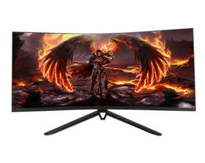 Moniteur de jeu 4k de 34 pouces, écran de bande 21:9, 3480 Ips, Base rotative incurvée, écran de jeu, 165hz - Product Image 1