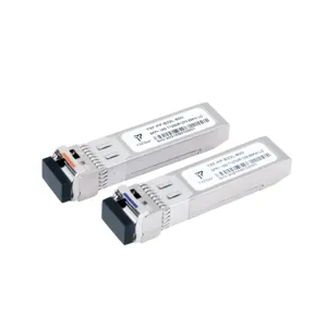 תואם גנטי SFP+ 10G BIDI 60 ק""מ 1270nm/1330nm מצב יחיד LC DFB מודול מקלט ליבה אחת 10G SFP 60 ק""מ