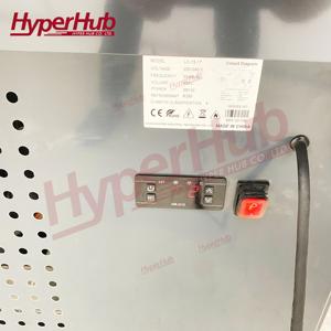 Vitrina Refrigerada de Enfriamiento Estático de Primera Calidad, Refrigerador de Exhibición de Carne con Vidrio Curvo, Refrigerador Comercial para Alimentos Cocinados para Tiendas de Abarrotes - Product Image 4