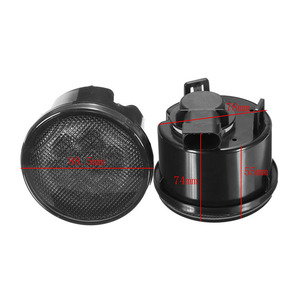 ไฟตัดหมอก LED QY 12V สีเหลือง สำหรับรถจี๊ปแรงเลอร์ 07-15 ไฟเลี้ยวกันชนหน้า - Product Image 2