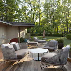 Lit de <span class=keywords><strong>piscine</strong></span> extérieure poufs grande chaise <span class=keywords><strong>pouf</strong></span> confortable bali 3 places canapé meubles salon extérieur coin jardin chaise canapé - Product Image 3