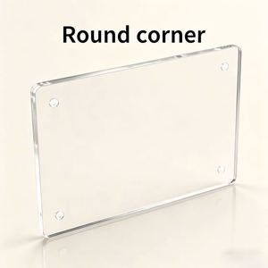 Shatterproof Acrylic Magnetic Photo <b>Frame</b> with Round Corner for Home & Office Desktop Display, <b>4x6</b>/5x7 Sizes - Product Image 3