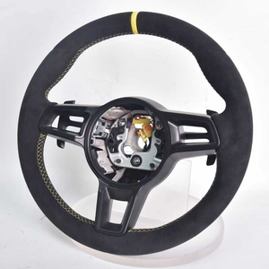 Volante Alcantara para Porsche 958 982 718 Cayman <span class=keywords><strong>Boxster</strong></span> Panamera 911 991 997 970 GT Macan Cayenne Taycan Volantes - Product Image 6