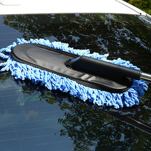 Prix de gros Shengfeng Nouveau style Balai à cire extensible en acier inoxydable et microfibre, Brosse à cire pour voiture, Nettoyage portable des <span class=keywords><strong>vitres</strong></span> et des poussières - Product Image 4