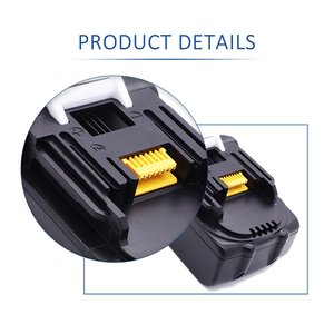 Pour Makita 18V <span class=keywords><strong>batterie</strong></span> de remplacement pour LXT400 perceuse sans fil clé outil Lithium Ion BL1860B <span class=keywords><strong>BL1830B</strong></span> BL1850 BL1830 Batteries - Product Image 6