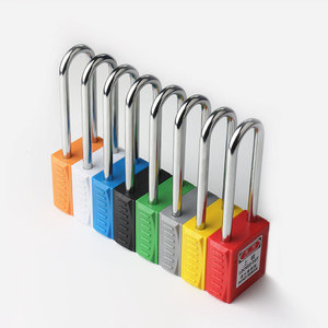 OEM Công Nghiệp Nguy Hiểm Cách Ly Thép Siêu Ngắn Chùm An Toàn Padlock Với Master Key - Product Image 1