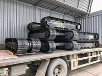 Robot de transport sur chenilles de fabrication chinoise / Plateforme de châssis sur chenilles en acier multifonctionnelle à entraînement électrique