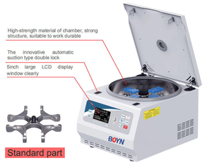 Bntc-Topspin Luchtgekoelde Lagere Snelheid <span class=keywords><strong>Centrifuge</strong></span> 6000 Rpm Laboratorium Desktop <span class=keywords><strong>Centrifuge</strong></span> Machine Met Lcd-Scherm - Product Image 4