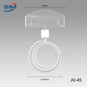 Clip d'étiquette <span class=keywords><strong>de</strong></span> prix rotatif en PS+PP pour <span class=keywords><strong>bouteille</strong></span> avec anneau <span class=keywords><strong>de</strong></span> 40 mm <span class=keywords><strong>de</strong></span> diamètre, support d'étiquette circulaire, clip <span class=keywords><strong>de</strong></span> présentation, support <span class=keywords><strong>de</strong></span> signalisation en spirale - Product Image 6
