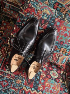 Scarpe Derby da Uomo Eleganti Fatte a Mano con Suola in Pelle Goodyear, Pelle Bovina Importata e Cuciture a Punto Pick - Product Image 3