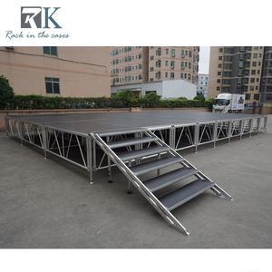 Structure de scène en aluminium, plateforme en bois stable, scène extérieure en vente - Product Image 2