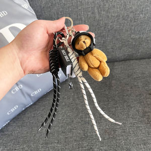 2025 New Fashion Metal Woven Rope Keychain DIY Woven Bag Decoration Hanging for Coke Bottle Cap for Baseball Tennis Golf - Product Image 4
