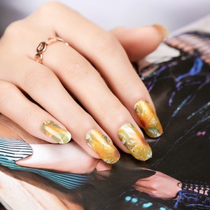 Puntas <span class=keywords><strong>de</strong></span> <span class=keywords><strong>uñas</strong></span> <span class=keywords><strong>de</strong></span> <span class=keywords><strong>girasol</strong></span> amarillo, diseño <span class=keywords><strong>de</strong></span> Gel semicurado, decoración <span class=keywords><strong>de</strong></span> dibujos animados, esmalte <span class=keywords><strong>de</strong></span> <span class=keywords><strong>uñas</strong></span>, pegatinas <span class=keywords><strong>de</strong></span> <span class=keywords><strong>uñas</strong></span> impermeables con brillo - Product Image 4