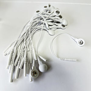 Productos calientes <span class=keywords><strong>EMS</strong></span> línea de electrodo terapéutico línea de conexión de fisioterapia línea de clip de oreja con aguja/botón <span class=keywords><strong>TENS</strong></span> Accesorios - Product Image 2