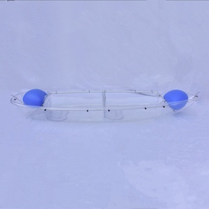 Canoë-kayak transparent à fond clair de 11 pieds pour 2 personnes, en matériau composite, très populaire - Product Image 3
