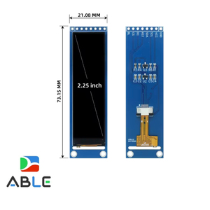 Module d'affichage LCD AIOT 2,25 pouces, type barre allongée, 76x284 IPS, interface SPI 4 fils, contact 8 broches - Product Image 2