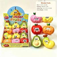 Jouet Squishy Fraise Mignonne en PU, Grande Prunette à Yeux Grands, Jouet Anti-Stress à Rebond Lent, 480 pièces