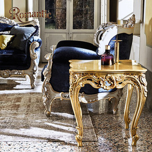 Ensemble de canapés carrés royaux classiques français, canapé en bois massif sculpté de luxe haut de gamme pour salon, ensemble complet écologique - Product Image 6