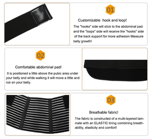 गर्भवती महिलाओं कमर पेट पेट के लिए गर्म बिक्री समायोज्य मातृत्व बेल्ट बेल्ट बेल्ट बैंड - Product Image 4