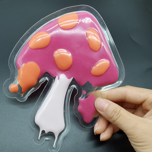 Personalizado 3D Bonito Engraçado Adesivos Lantejoula Cheia Macia TPU Duro PVC Etiqueta Etiqueta <span class=keywords><strong>Patch</strong></span> Inflável para Vestuário - Product Image 2