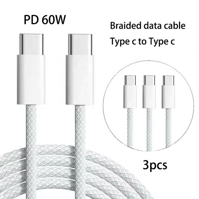 100W Type C to C Cable for Samsung Xiaomi PD Fast Charging Charger Cord for iPhone 15 16 3ft 6ft 5A Charging Data Cable