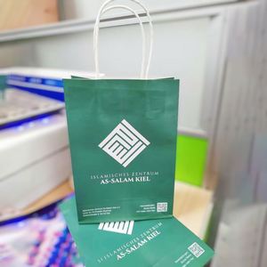 China Custom <b>Small</b> Brown White Kraft Paper Packaging Bags for Fast Food Shopping Take Away with Your Own logo - Product Image 6
