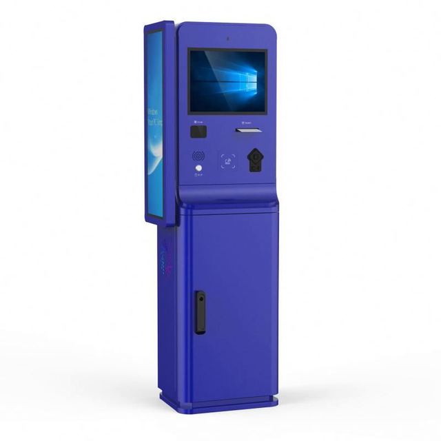 Cash Accept Key Machine Self Service Parking Payment Kiosk Scanner Printer Windows Outdoor SDK Anti-Dust Waterproof