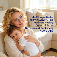 Gouttes de vitamine D liquide OEM ODM, complément alimentaire pour enfants, 400 UI par portion, complément de vitamine D3, soutien immunitaire et osseux