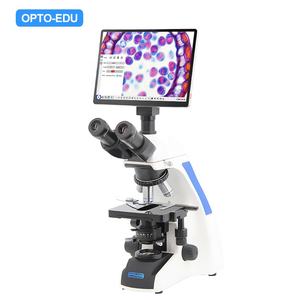 <span class=keywords><strong>Microscope</strong></span> vidéo binoculaire LED OPTO-EDU A33.1502 avec écran tactile LCD LED et USB, grossissement grossier et fin coaxial - Product Image 6