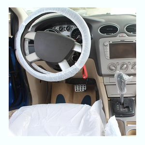 Produit de qualité supérieure avec <span class=keywords><strong>plastique</strong></span> <span class=keywords><strong>jetable</strong></span> à bas prix pour housse de <span class=keywords><strong>volant</strong></span> de voiture universelle - Product Image 3