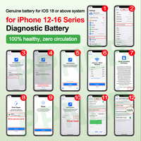 Batteries de diagnostic PPNEB pour iPhone 13Mini 13Pro 13 Pro Max Remplacement de batterie Pièces d'origine Garantie de 18 mois