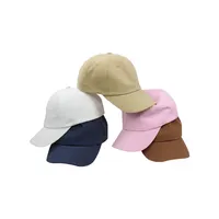 면화 어린이 야구 모자 단색 씻어 일반 아기 소녀 소년 스포츠 야구 모자