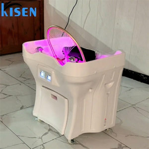 อ่างสระผมแบบพกพาปรับระดับความสูงได้ รุ่น Kisen Luxury สำหรับร้านเสริมสวย ฟิตเนส และใช้ในห้องนั่งเล่น - Product Image 1