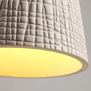 Wabi-Sabi Style Vintage Retro Pendant <b>Light</b> Pastoral Bedroom Bedside Hallway Entryway <b>Dining</b> Room AC Power Milk Tea <b>Light</b> - Product Image 5