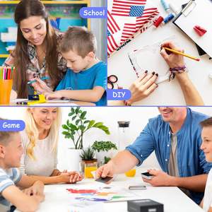 Rubbelaufkleber Wasserfeste UV-Vinyl-Sticker DIY Holographische Runde Silber-Hologramm Glitzer Langlebige Etiketten für Büro-Partyspiele - Product Image 2