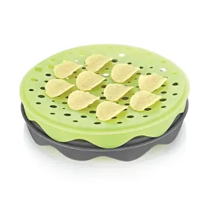 顶级健康薯条套装水果制造商硅胶薯片托盘烤盘