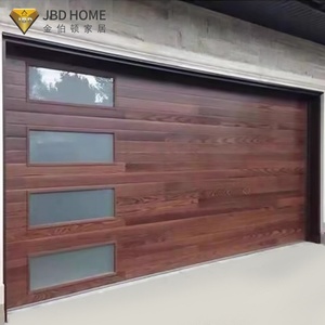 <span class=keywords><strong>Porte</strong></span> <span class=keywords><strong>de</strong></span> <span class=keywords><strong>garage</strong></span> sectionnelle automatique en verre moderne à grande vitesse en aluminium pour résidentiel, <span class=keywords><strong>isolée</strong></span> avec fenêtre - Product Image 2