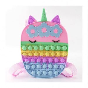 TOYSRUNNER <b>Children</b> for Beauty Fidget Toy Eco-friendly Nylon Multicolor Fashion School <b>Backpack</b> 2021 New Popper - Product Image 2