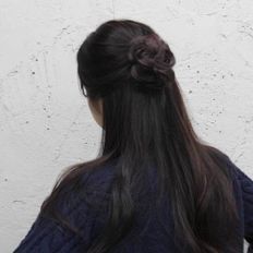 Parrucca Hanbok in stile marrone naturale con parrucca naturale a sterco - Product Image 1