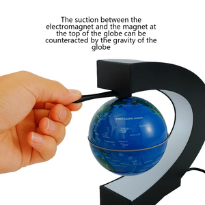 Mappamondo a levitazione magnetica ha portato la mappa del mondo decorazione per la casa ABS materiale Mini formato a batteria novità antigravità - Product Image 6