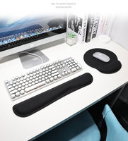 Support de poignet de bureau Fabricants ergonomiques Caoutchouc Mousse à mémoire de forme Clavier Main Tapis de souris Repose-poignet
