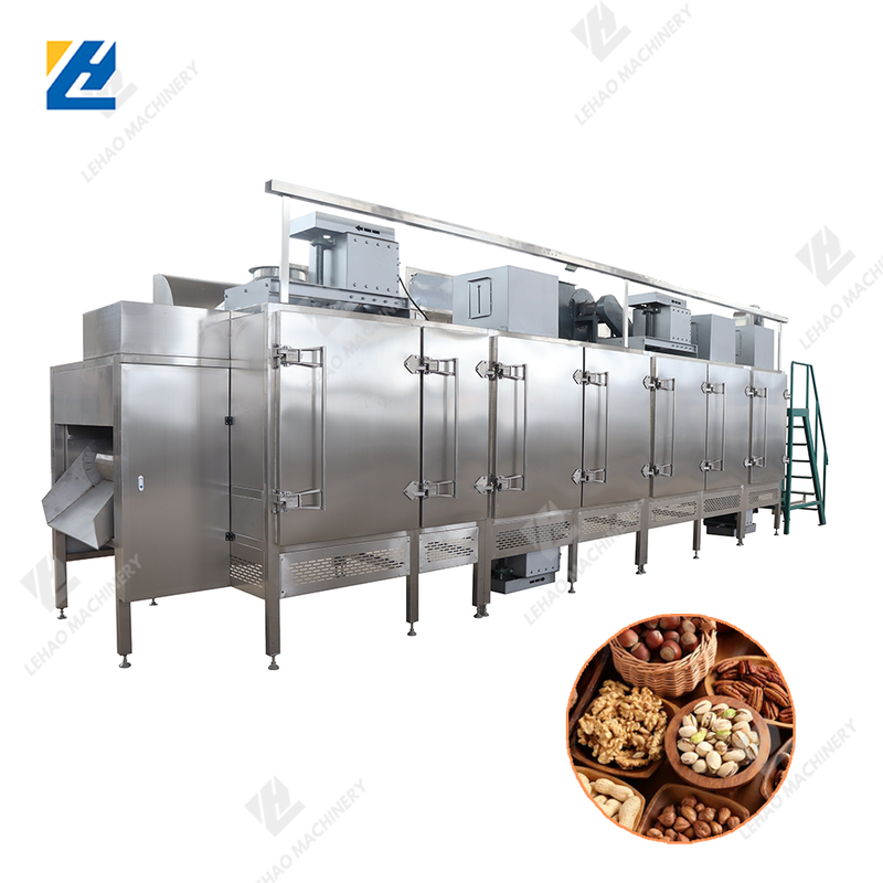 Electric Gas Drum Rotary Roasted Grain