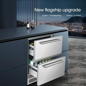 Fenfei truy cập nhỏ gọn Tủ lưu trữ ngoài trời kéo ra 12V RV amp đồ uống 3 tủ đông tủ lạnh với Deli ngăn kéo - Product Image 5