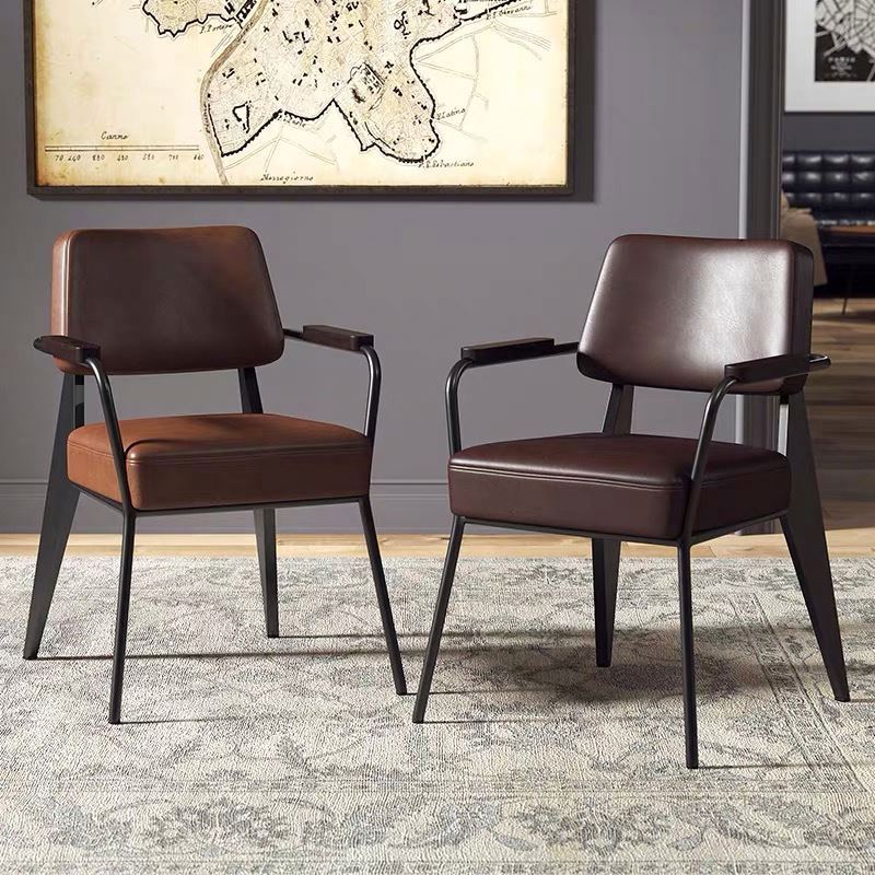 Industrial Style Leather Conference Office Chairs