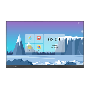 Nhà máy thực chất lượng ổn định ai chức năng 65 75 86 98 inch tương tác bảng thông minh tương tác phẳng cho Trường Giáo Dục - Product Image 3